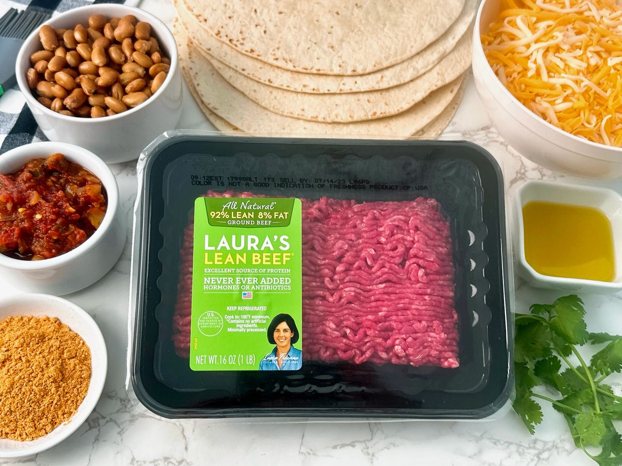 Laura's Lean  Sheet Pan Quesadillas