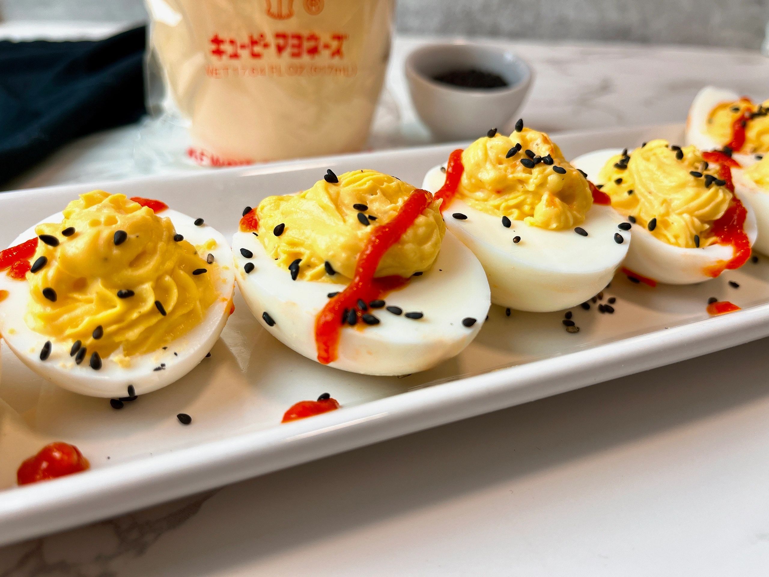 Kewpie Deviled Eggs