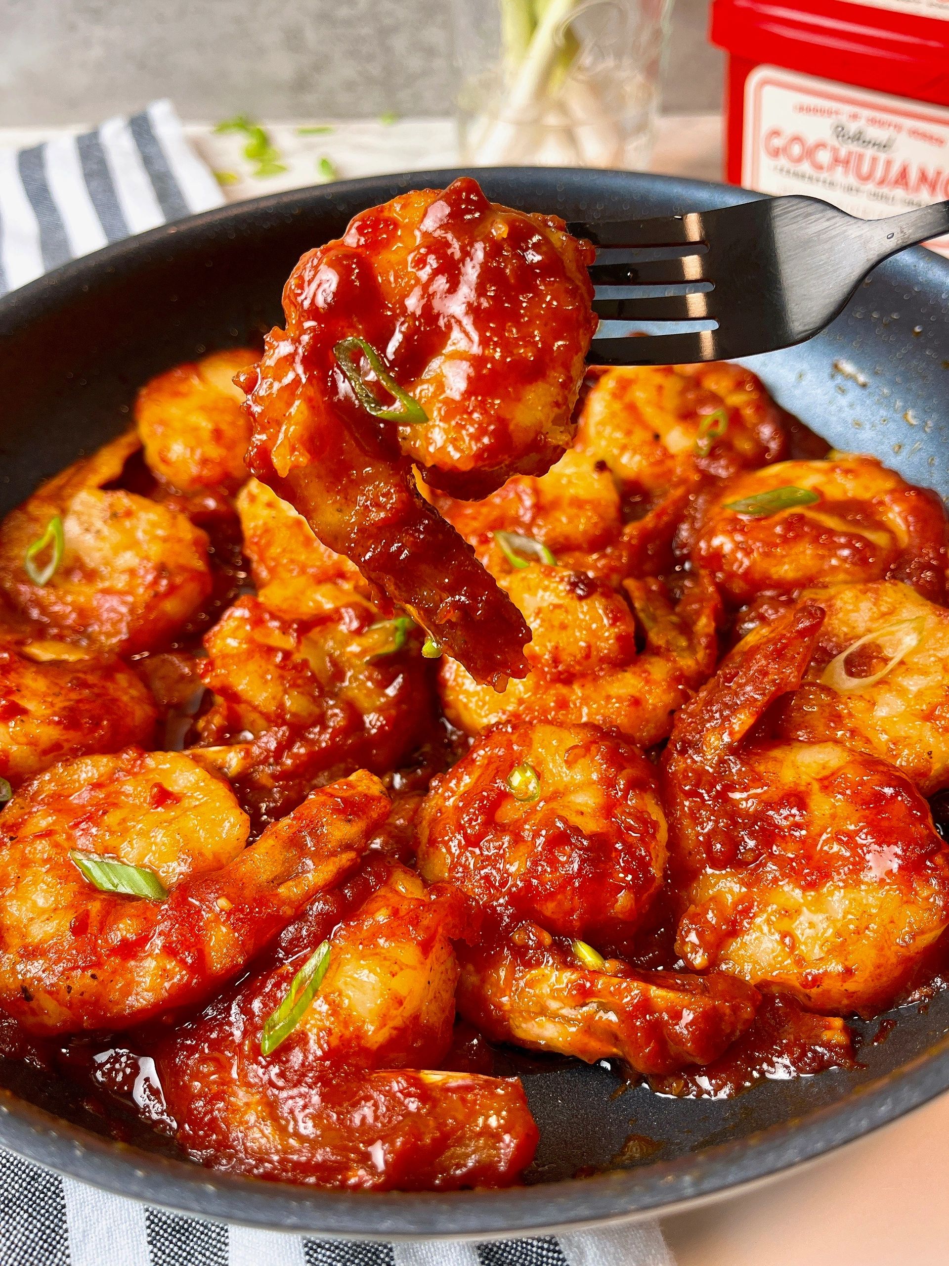 Sweet and Spicy Gochujang Shrimp