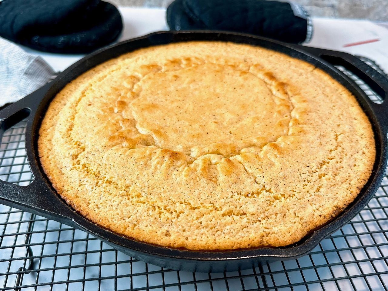 Skillet Cornbread - Savor the Flavour