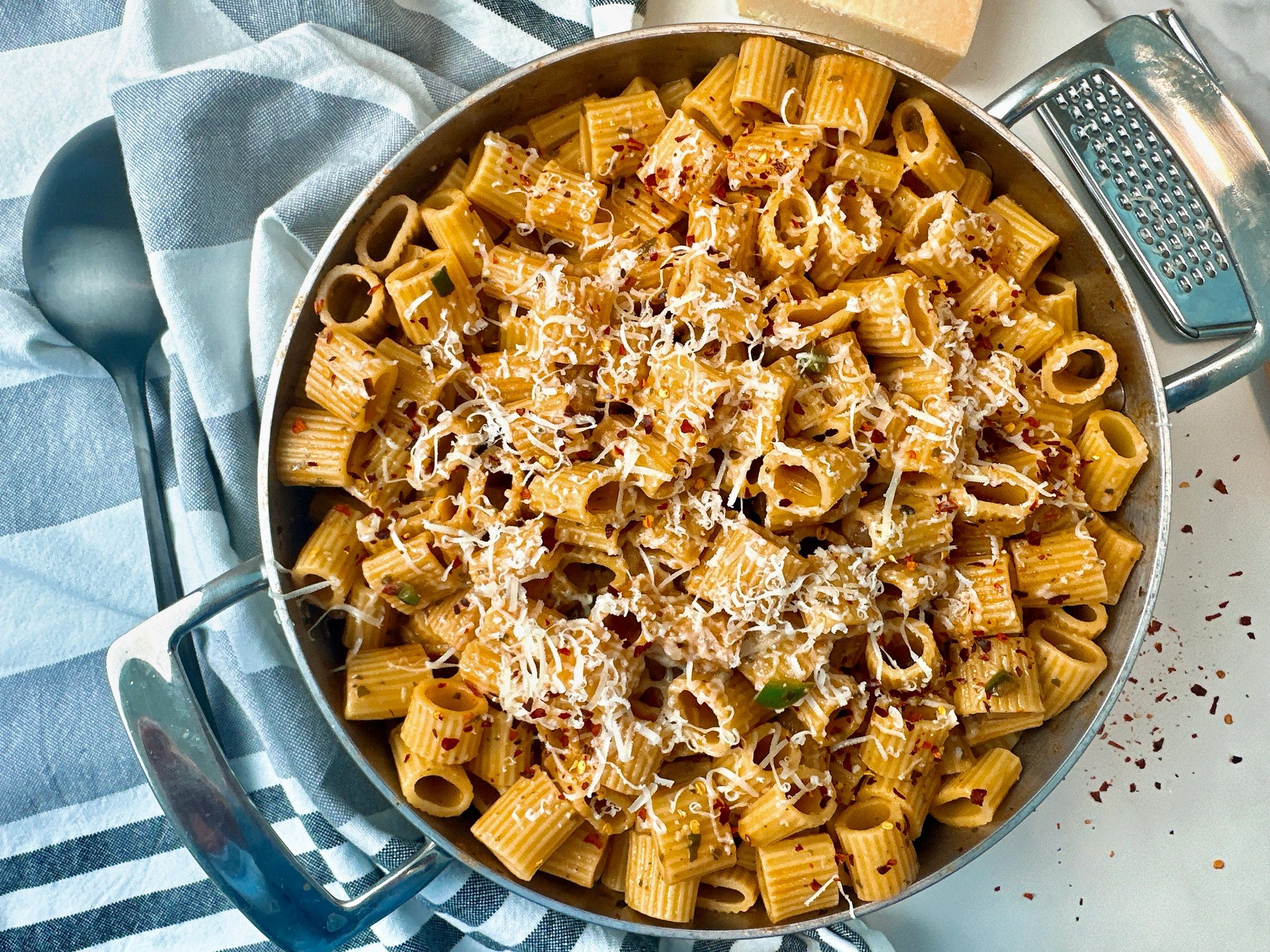 Fiery Pesto Pasta