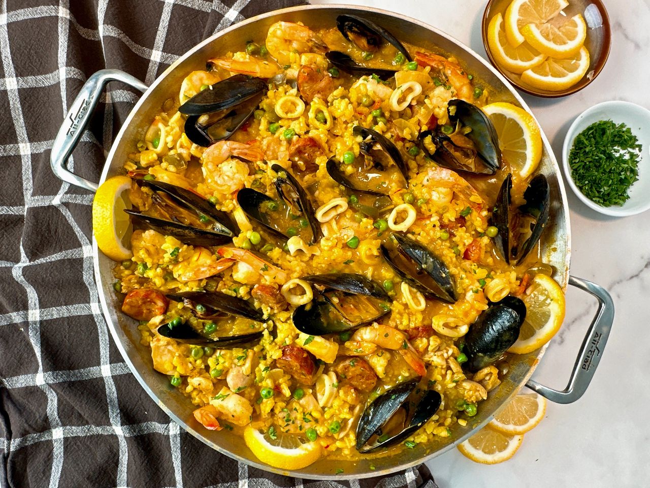 Mixed Seafood Paella Recipe