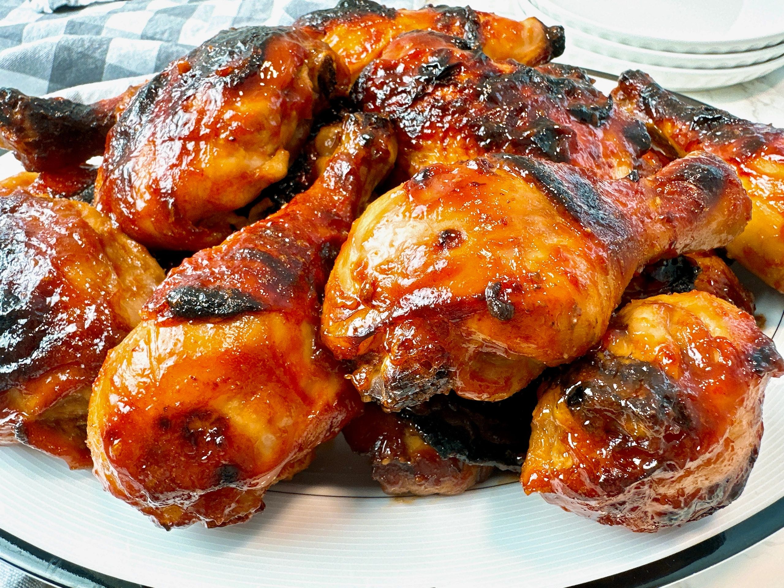 Oven Baked BBQ Chicken • The Crumby Kitchen