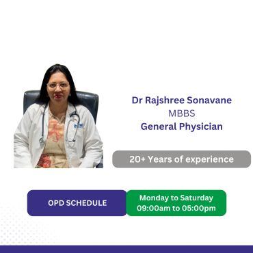 Dr. Rajshree Sonavane, experienced general physician with MBBS.