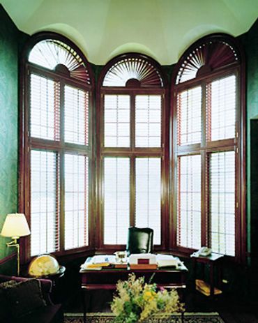 Tall window shutters