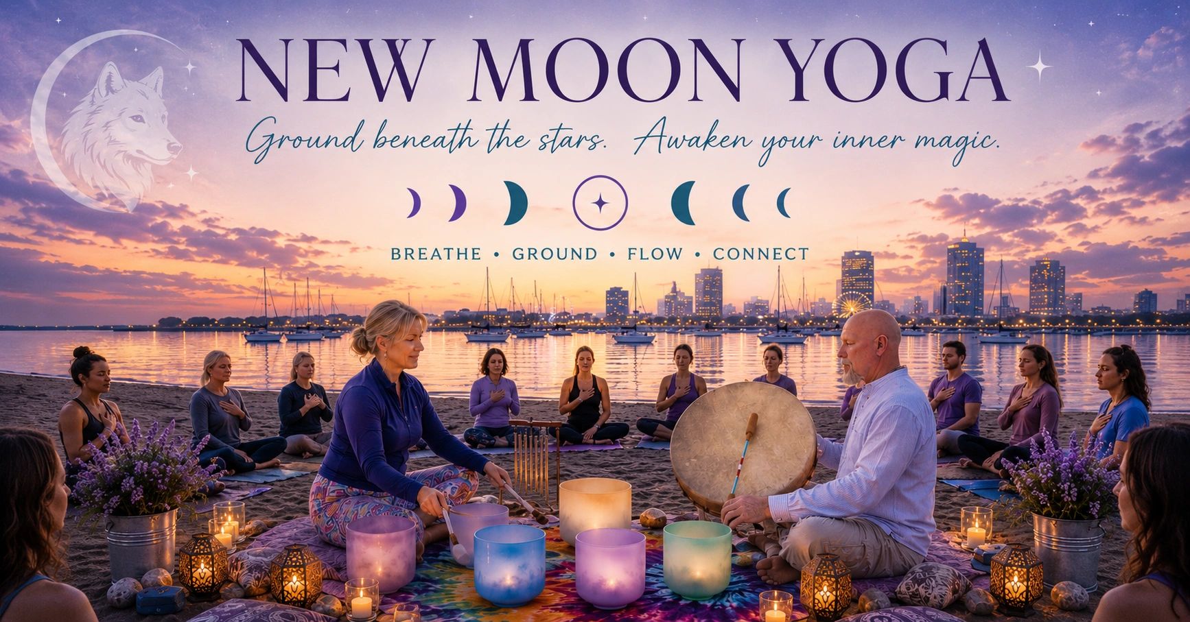 New Moon Beach Yoga & Sound Bath