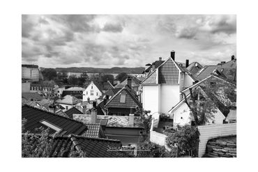 Rooftops over Bergen Norway