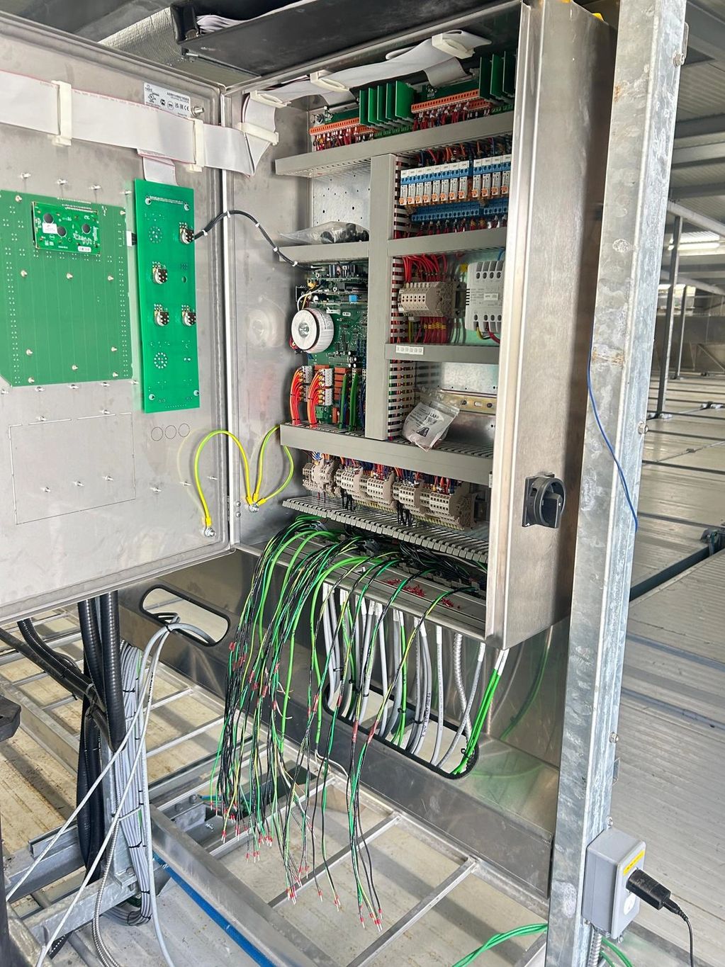 fancom control system install for composting facility