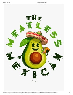 The Meatless Mexican food trailer