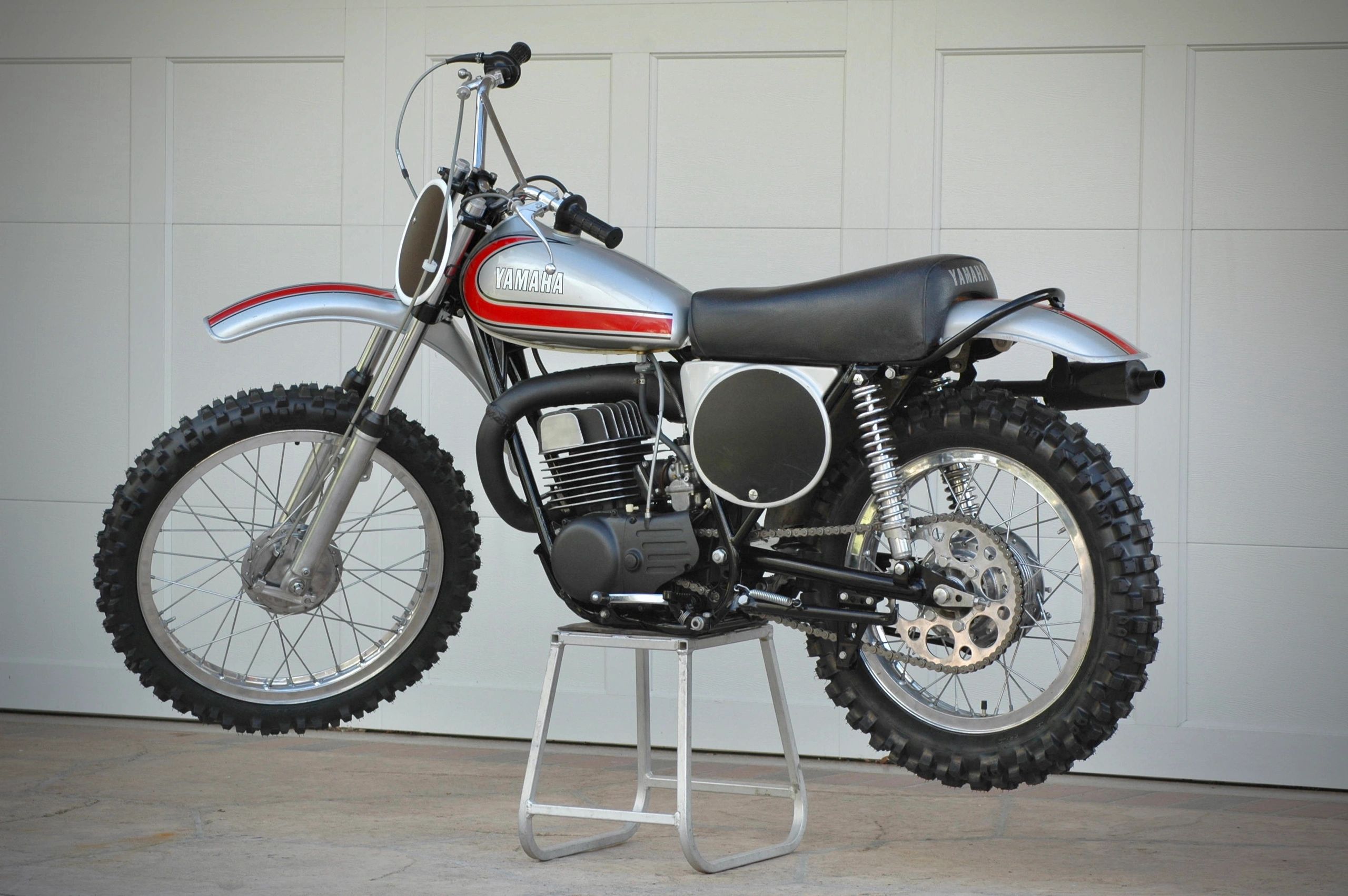 1972 Yamaha DT2 MX restored motocross race bike