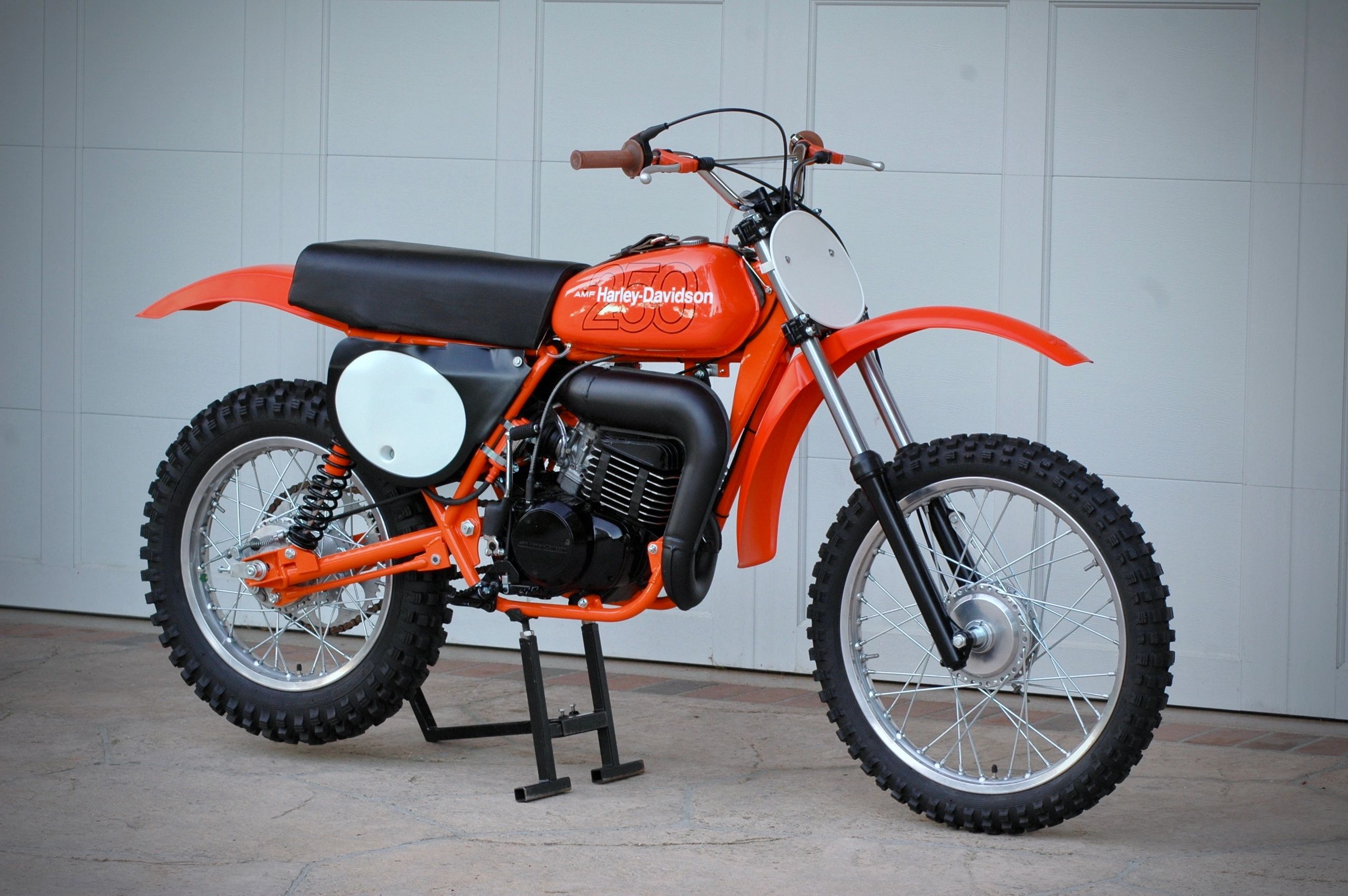 1978 Harley-Davidson MX250 restored vintage motocross race bike