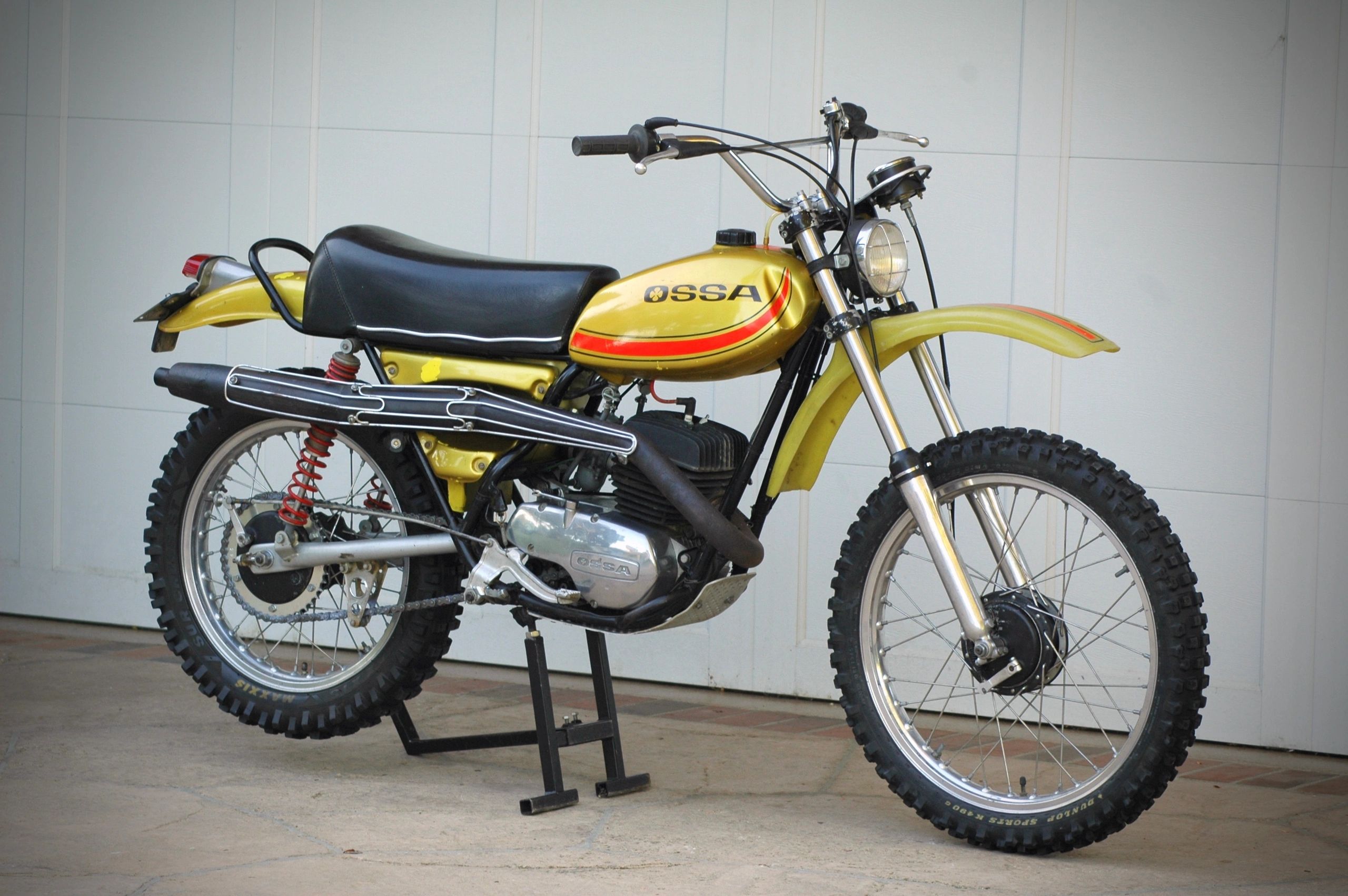 1975 Ossa 250 Super Pioneer vintage enduro race bike