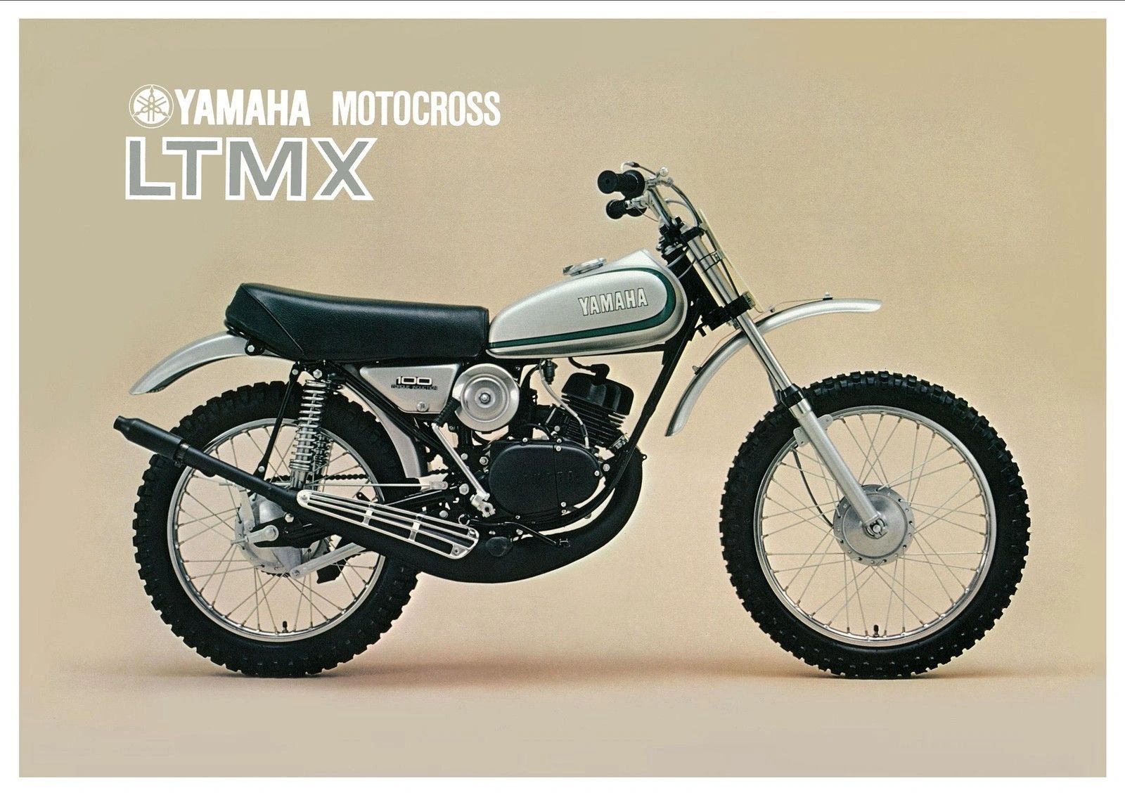 1973 Yamaha 100 LTMX vintage motocross race bike