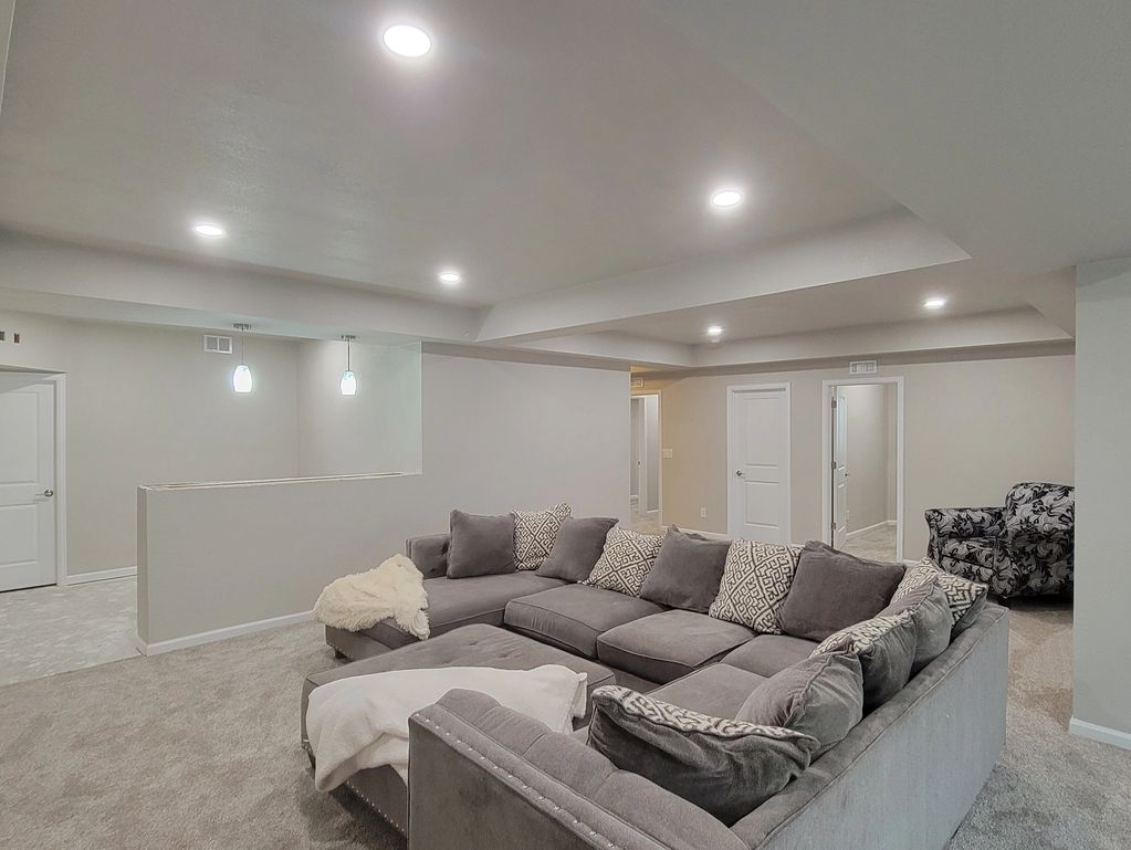 1600 Sqft Basement Remodel - Basement Framing, drywall, electrical, hvac, plumbing, trim finishing.