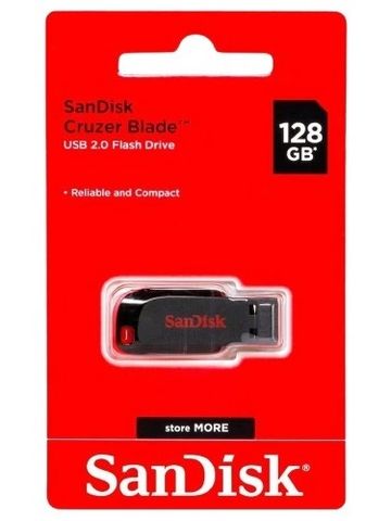 SanDisk Cruzer USB 2.0 offers reliable file storage and transfer, available in 16, 32, 64, 128,256GB