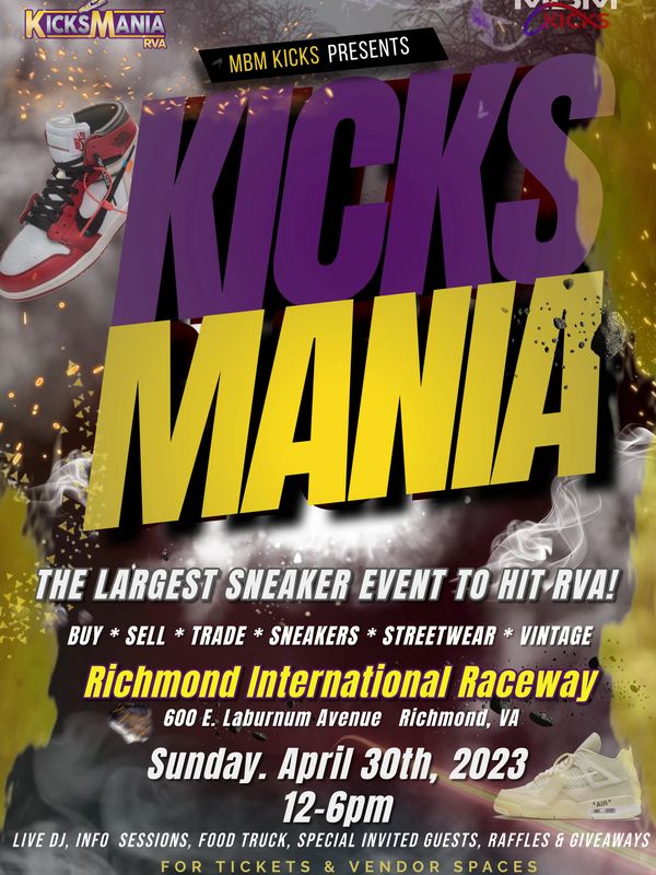 KicksMania RVA - Sneakers, Event, Sneakers, Retro Jordans