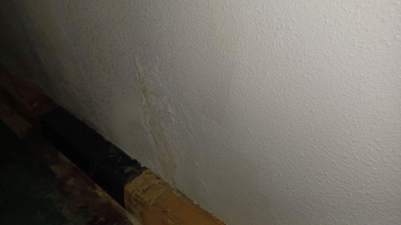 Damaged wall needed to be repaired