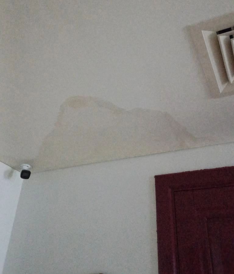 Water Leakage Damage at False Ceiling Water Leakage Damage at False Ceiling