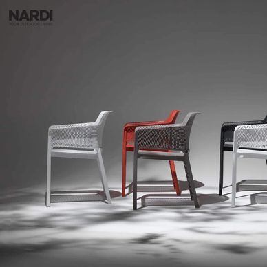 Nardi net armchairs White armchair , red armchair, brown armchair, black armchair