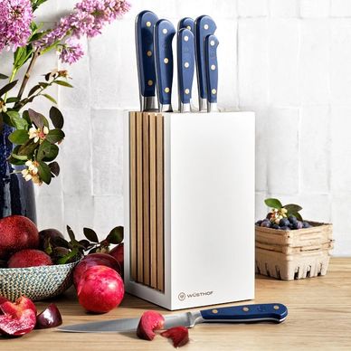 wusthof knife set on kitchen counter top