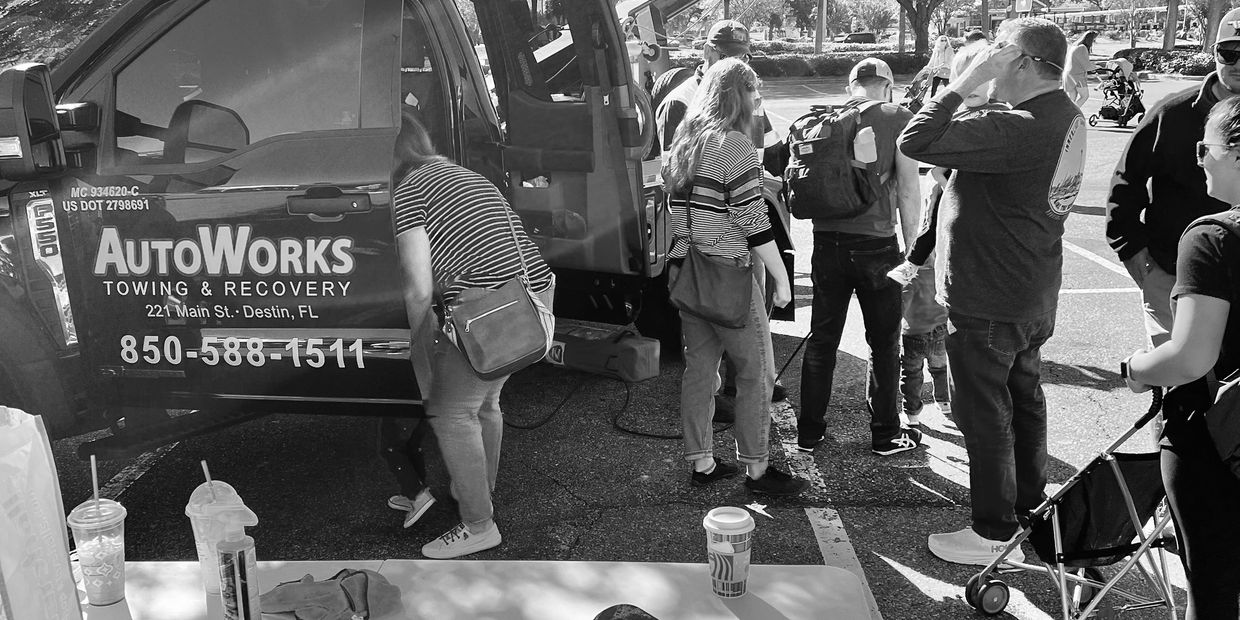 Touch A Truck children's event at Destin Commons