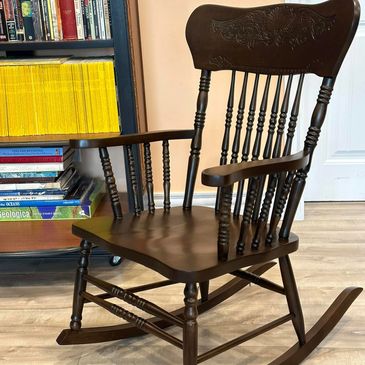 Antique Rocking Chair, post restoration.