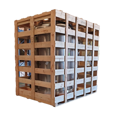 open slatted crate
