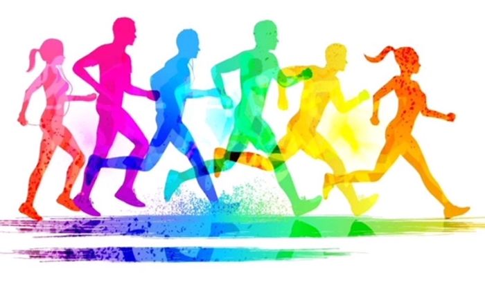 A basketball shot in mid-air heading towards the hoop during a game.