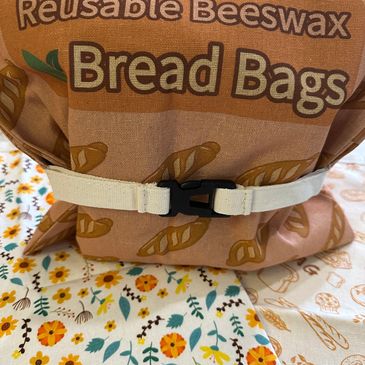 Reusable Beeswax Bread Bag