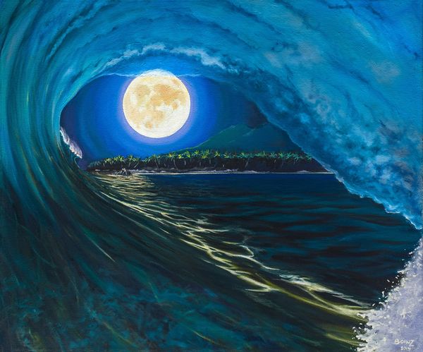 Eye Of The Wave 
Oil on Canvas
20" x 24"
