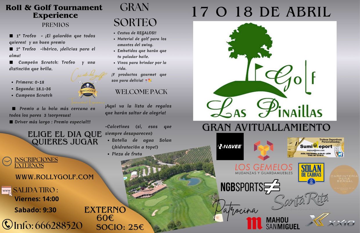 Próximo torneo en Albacete Golf Las Pinaillas 