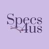 Logo with 'Specs 4 us' text in purple and gray.