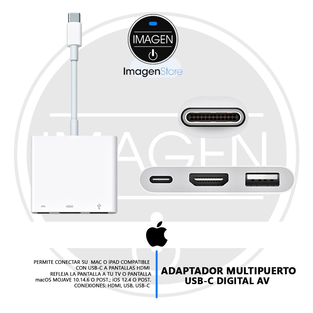 Adaptador multipuerto de USB-C a AV digital - Apple (ES)