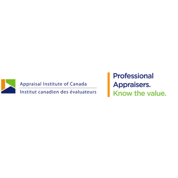 Logo of the Appraisal Institute of Canada with tagline about professional appraisers.
