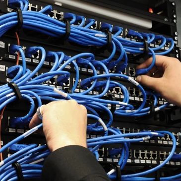 Network cable installation