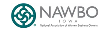 NAWBO Iowa logo. Ability Leads is a member of the National Association of Women Business Owners.