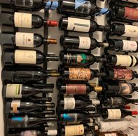 Beautifully organized wine racks