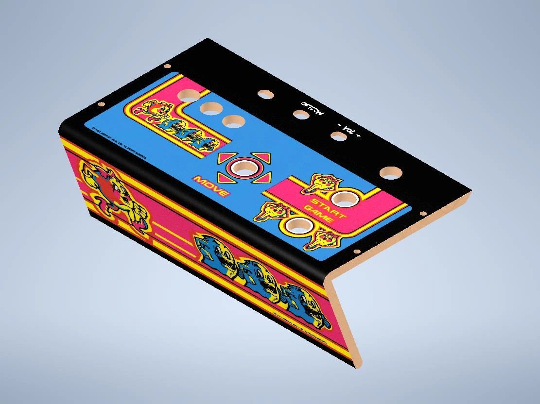 Ms. Pac-Man Replacement Deck (Buttons Optional)