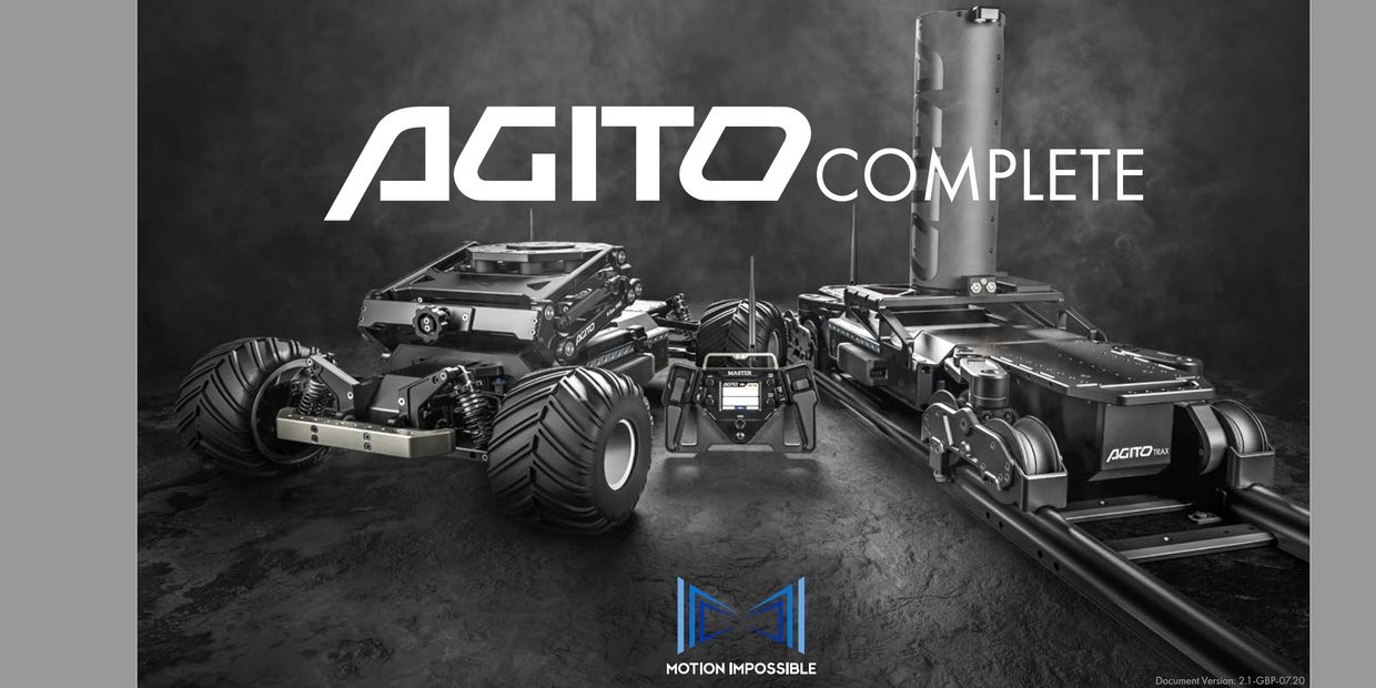 AGITO Complete Remote Robotic Rover/Dolly
(Track or no Track)