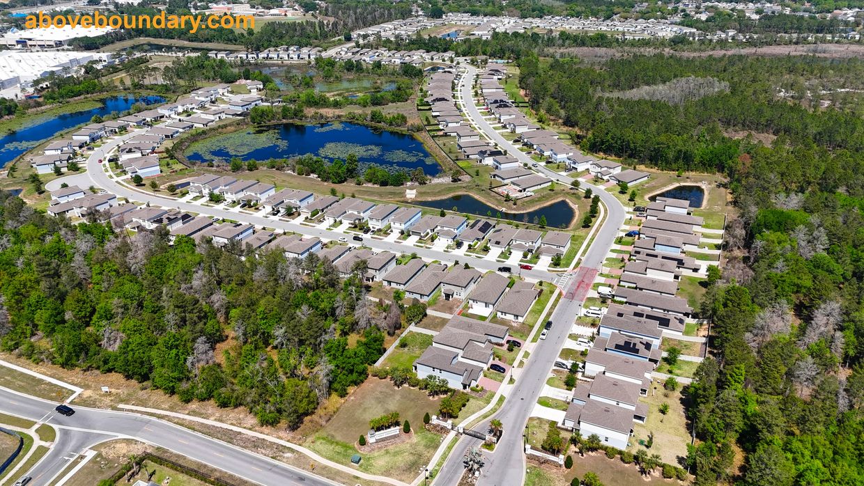 Aerial view of Cagan Crossings East.