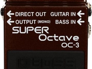 boss oc-3, Boss pedal, guitar pedal for sale.