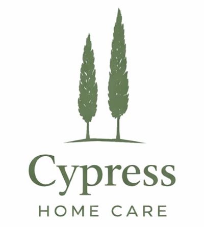 Logo featuring two cypress trees and the text 'Cypress Home Care'.