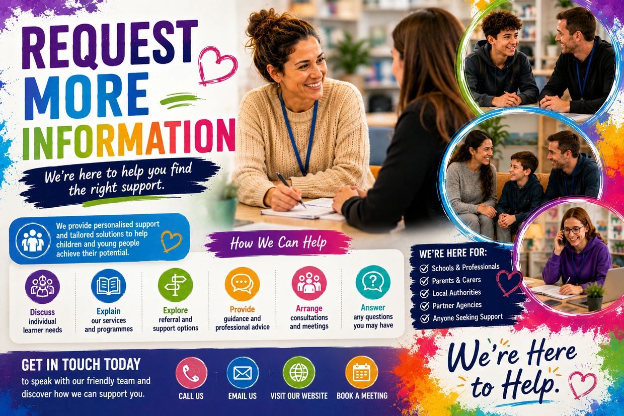 Support service offering personalized help to children and young people with tailored guidance and consultations.
