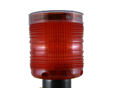 Red Airport Barricade Light, Red solar barricade light,  omni-directional airport barricade 