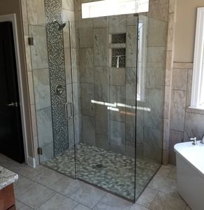 Floor and shower remodel