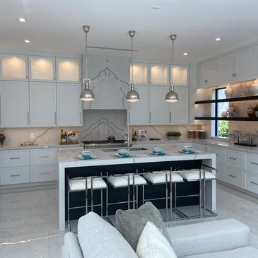 Modern shaker white Kitchen 
