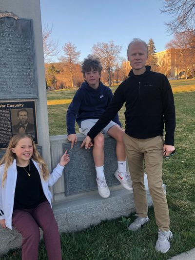 Utah Cavalry Marker in Salt Lake City listing Landon Rich