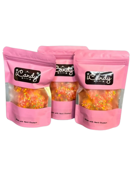 1 Case (6 Bags each) of Freeze Dried Rainbow Clusters - Large