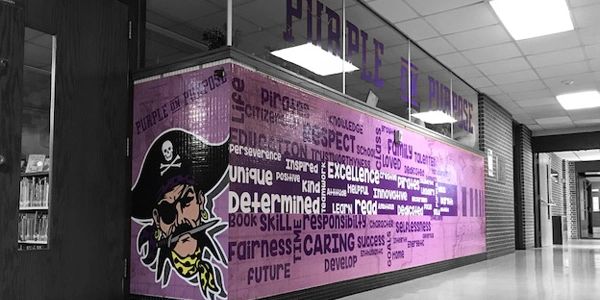 Alburnett Pirates Hallway Wall Vinyl Wrap