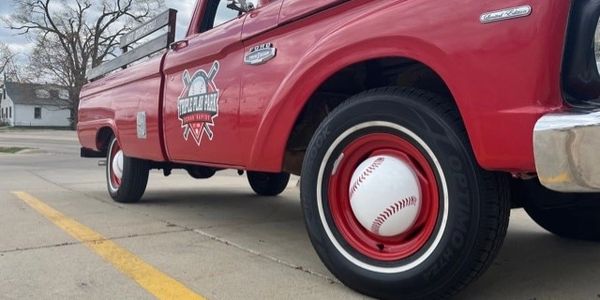 Triple Play Park in Marion Iowa Truck Vehicle Graphics and Custom Baseball Rims